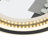 19.7In LED Round Bathroom Mirror 3 Colors Light Dimmable