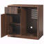 Armoire à café avec espace réfrigérateur, mini armoire à boissons avec rangement pour le vin et station de charge-2108745699