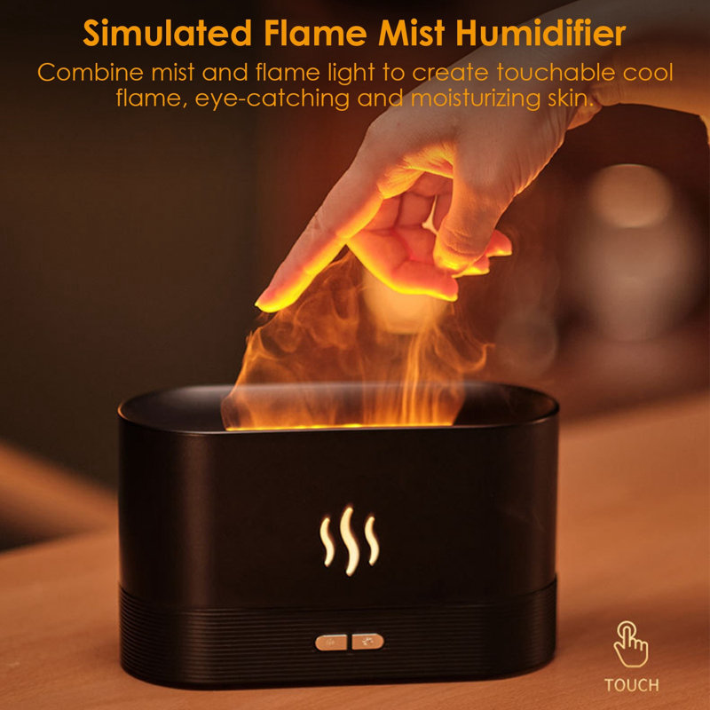 Edge Collections 180 Gallons Cool Mist Ultrasonic Tabletop Humidifier with Adjustable Humidistat for 1500 Cubic Feet