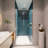 36"-37 3/8" Wide Pivot Shower Door With 1/4" Tempered Glass, Bathroom Comfort Door, Splendor-125242113