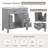 35.5'' Single Bathroom Vanity Base Only-88087089