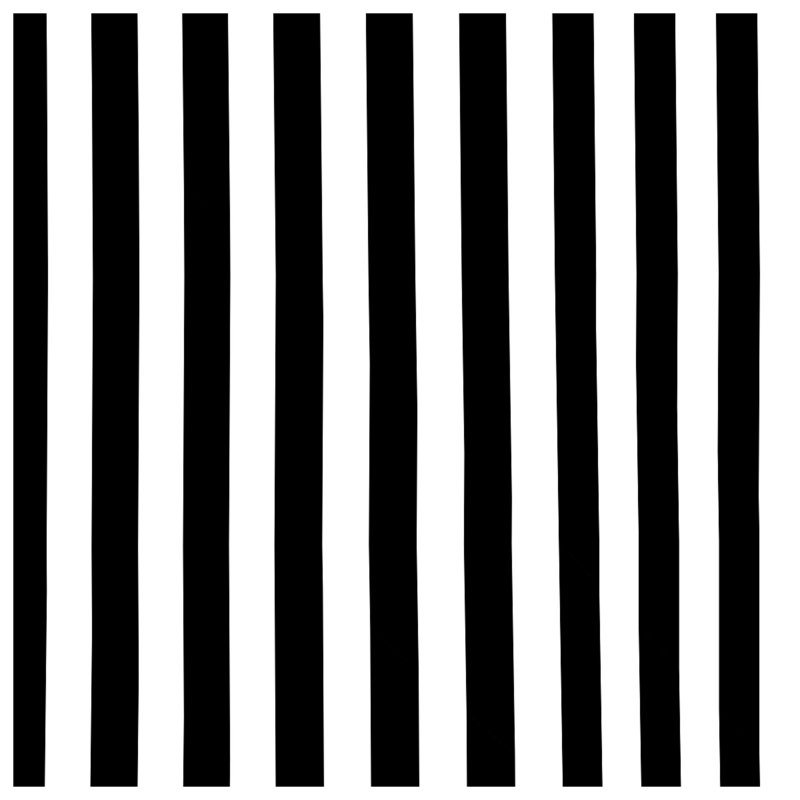Black White Stripes Bedding Stripes Bedspread Pattern, Full / Double