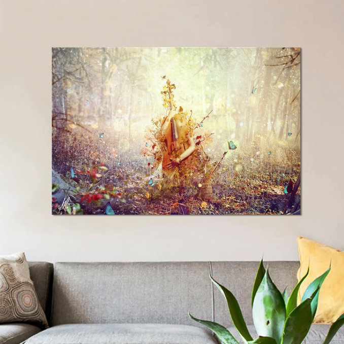 « silence », impression sur toile, H 26 po x l 40 po x P 1,5 po, Toile tendue, Pas de tapis