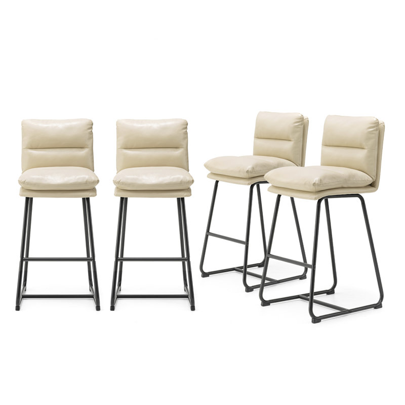 Tabouret de bar 30,75 po, Crème