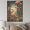 «Pink Enchanted Floral Botanicals Garden» - botaniques sur bois
