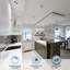 3 Inch Gimbal LED Recessed Light with J-Box, Square Downlight Dimmable, 5000K Daylight, Satin Nickel