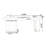White Rectangular Manufactured with 6 drawers desk-108295559