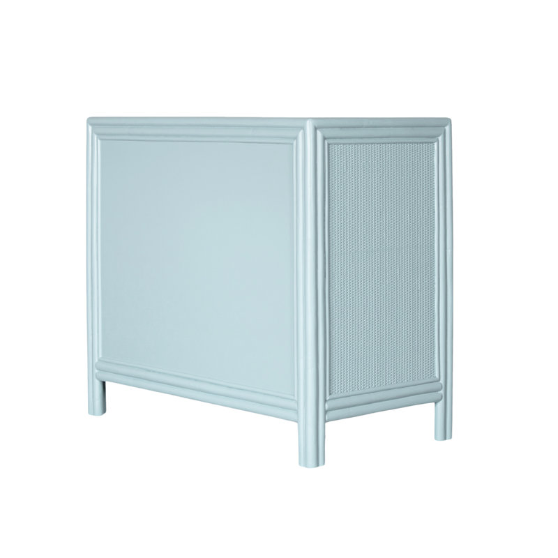 Aruba 4 - Drawer Nightstand, Light Blue