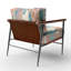 Fauteuil d'appoint rembourré Depp-1703501324