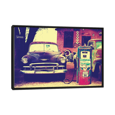 Classic Automobile " U.S. Route 66 Fill-Up Station " by Philippe Hugonnard
