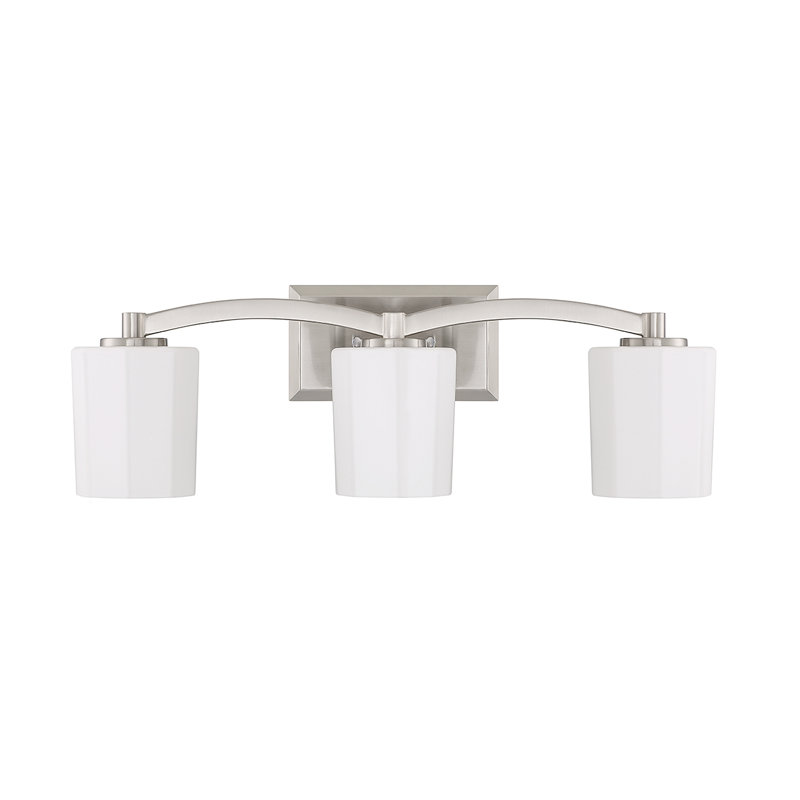 Cacia 3 - Light Vanity Light, Satin Nickel
