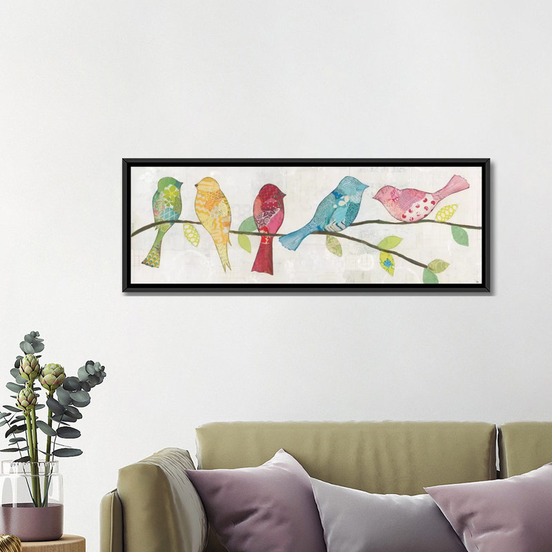 «Catching Up I», impression sur toile, H 16 po x l 48 po x P 1,5 po, Toile avec cadre noir