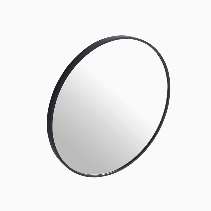 Bathroom Mirror Aluminum Frame, Round, 24.12" x 24.12"