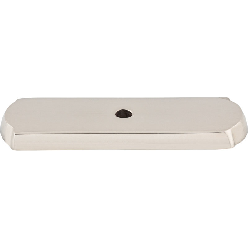 Aspen II Rectangle  Backplate, Polished Nickel