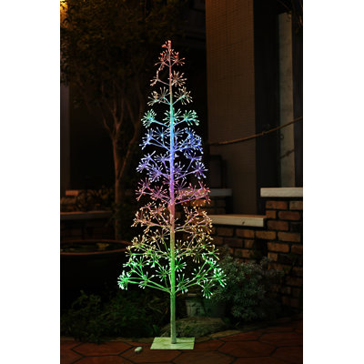 Flower Twinkling Pvc Wirer String Light Tree