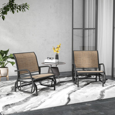 Fauteuil oscillant d'extérieur Smooth Rocking Comfort