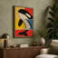 Geometric Orca Modern - Wrapped Canvas-708204784-708204553
