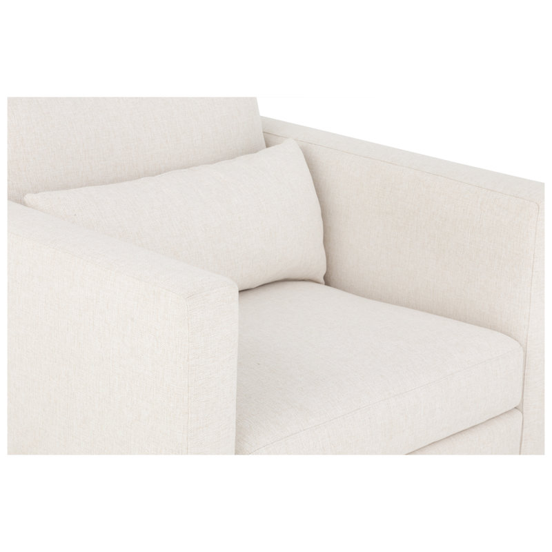 Fauteuil à coussin bas 40,5 po Banks, Mastic 3152