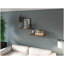 Tablette flottante Dallas, salon, acajou-128899032