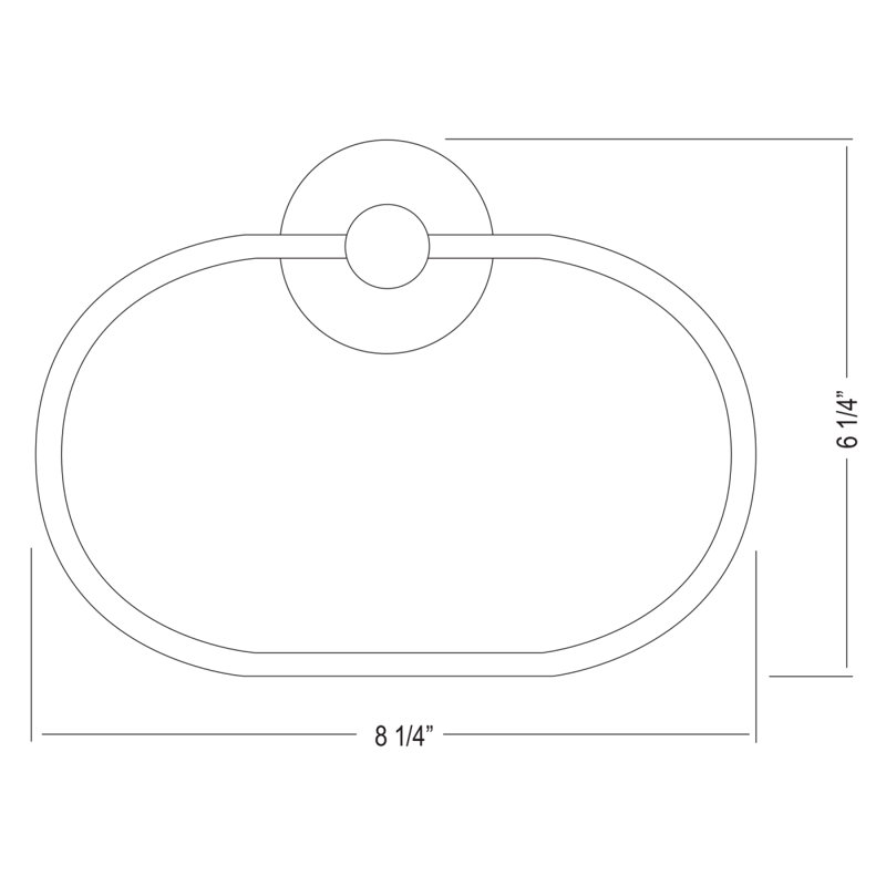 Arcana™ Towel Ring, Polished Nickel