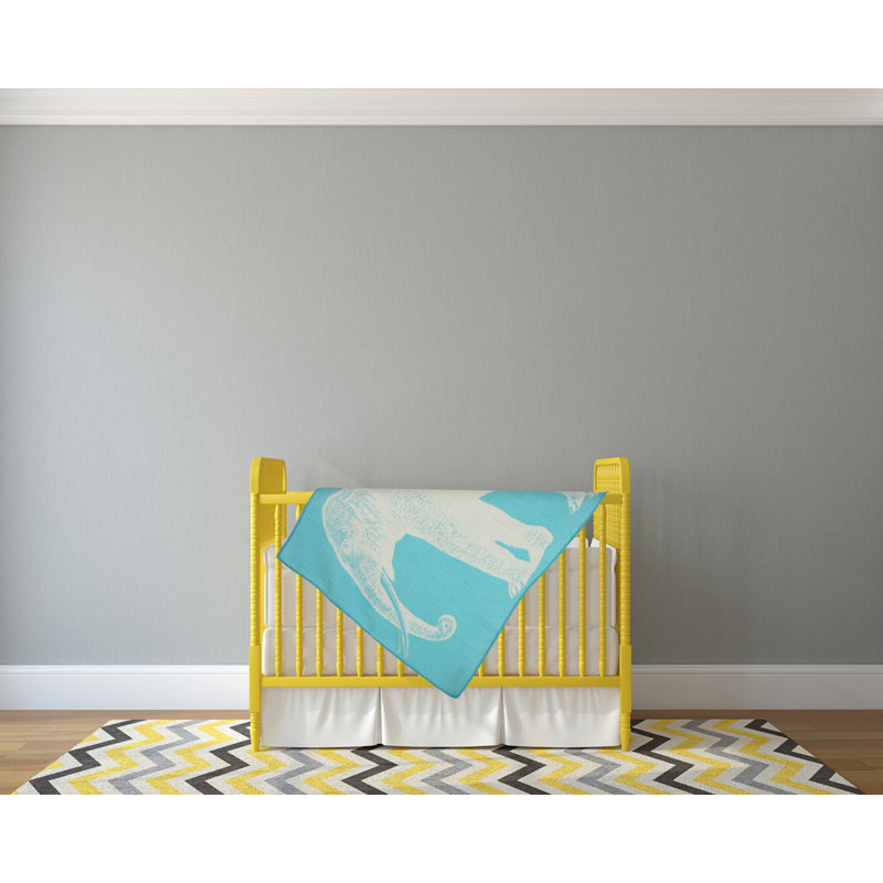 Hand Woven Throw Blanket, Aqua
