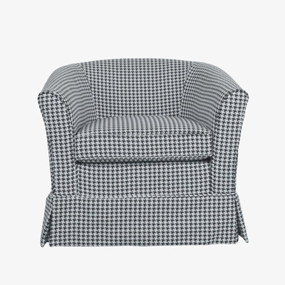 Aajaylah Upholstered Swivel Barrel Chair