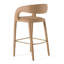 Tabouret de comptoir en cuir Freestyle-881731220-914092062