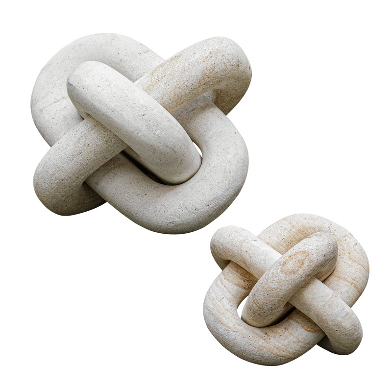 Limestone Link Sculptures, Set/2