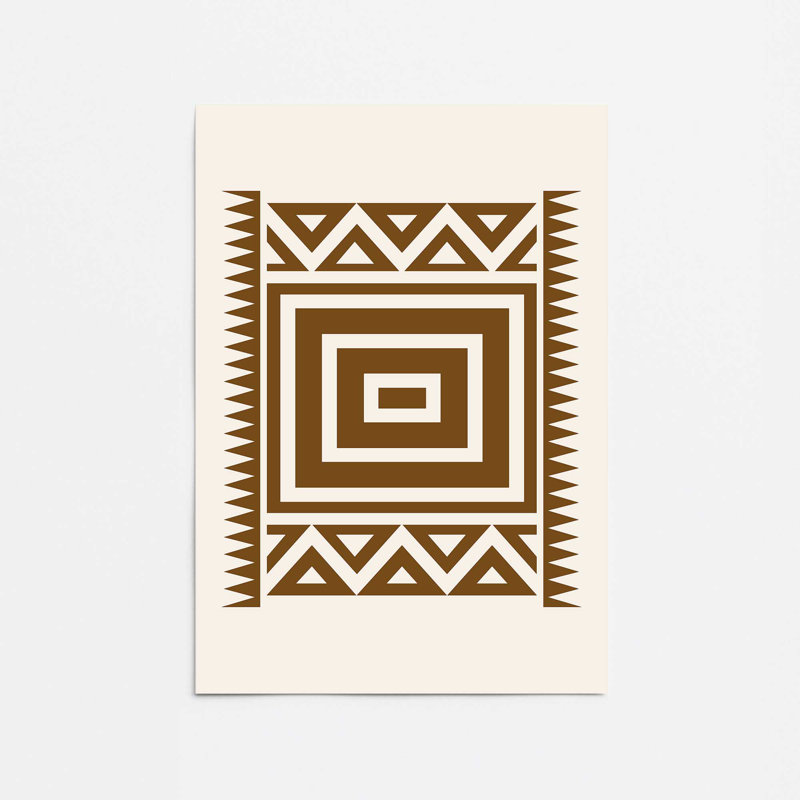 Modern Tribal Patterns II Rolled Print, 16" H x 12" W