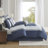 8 Piece Embroidered Comforter Set Navy-114529071