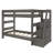 Modern Farmhouse Bunk Bed With Staircase-433106376-433106381
