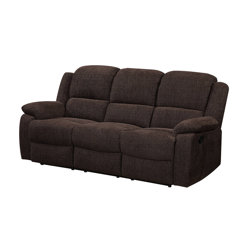 Madden Brown Chenille Motion Sofa