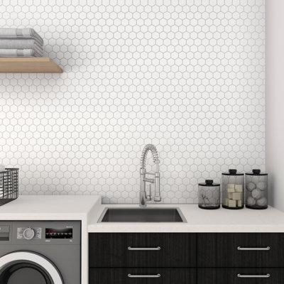 10" x 12" Honeycomb Mosaic Tile