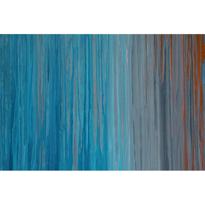 Drenched In Teal I, 30cm H x 46cm W x 3.8cm D