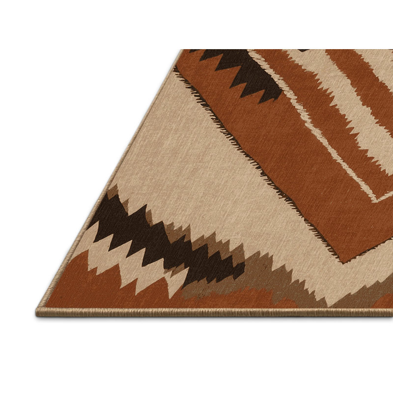 Tapis désert peint, Rectangulaire 2 pi x 3 pi