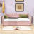 Versatile Twin Velvet Daybed with Twin Trundle-54944850
