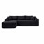 Canapé modulaire modulaire, canapé modulaire Cloud avec assise profonde, canapé modulaire moderne en L avec méridienne, fauteuils rembourrés-671107876