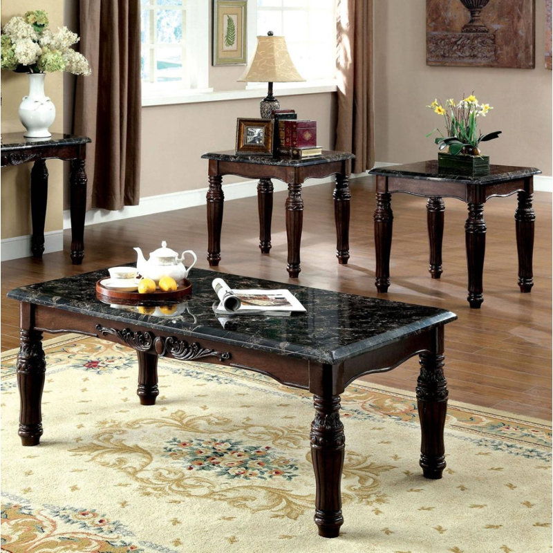 Brampton 3 Piece Coffee Table Set