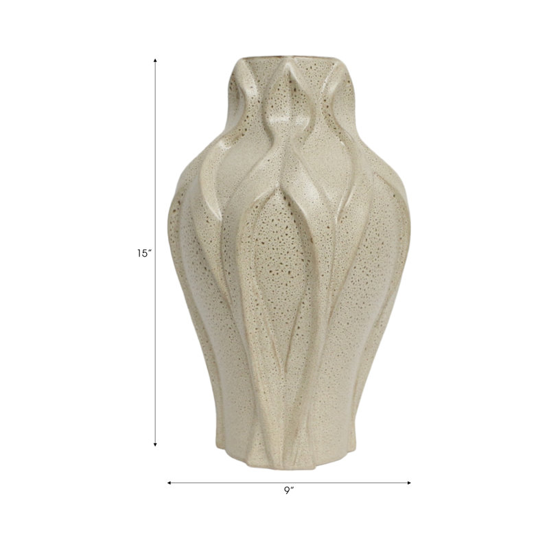 15" Iorio Small Ceramic Vase