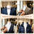 Male Mannequin Torso Dress Form, 64‑74 Inch Adjustable White Foam Manikin Body with Solid Wood Tripod Stand for Men Suit Clothing Display Sewing Tailoring