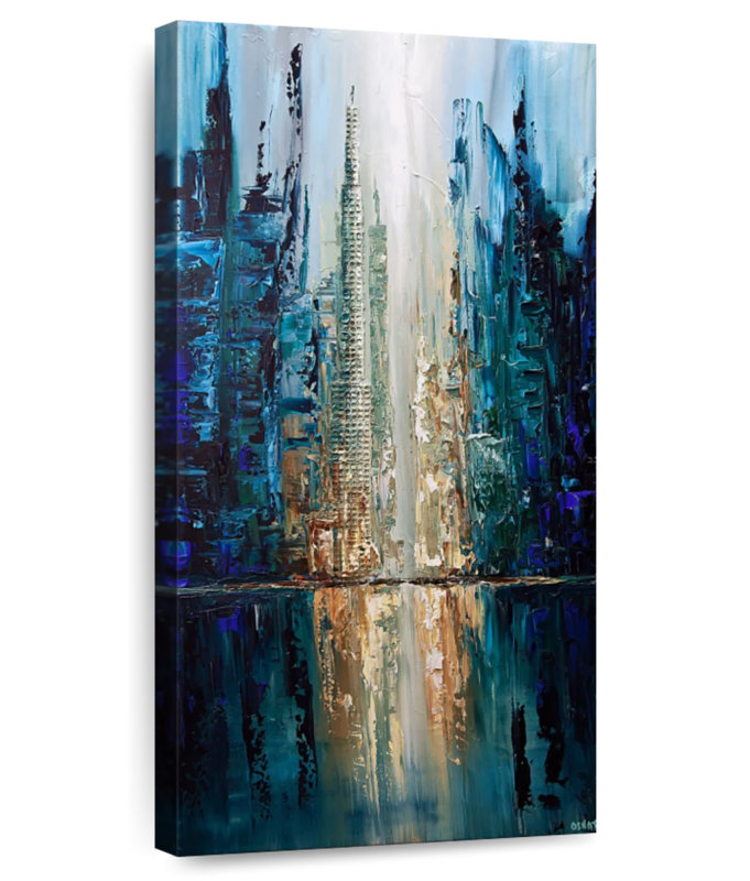 City of Angels Reflection, H 42 po x l 21 po