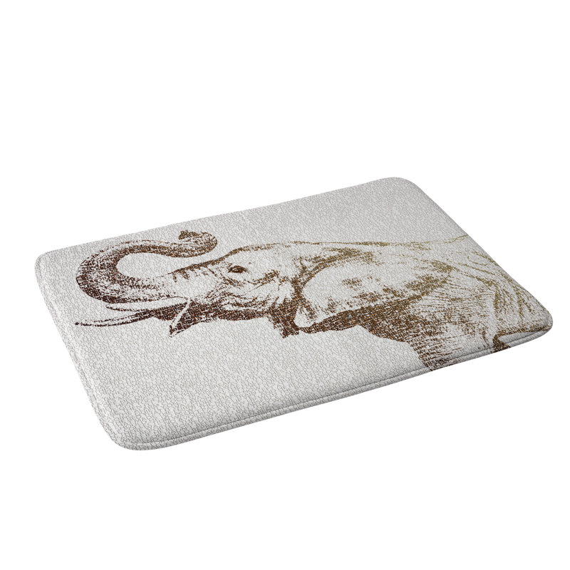 Tapis de salle de bain éléphantst