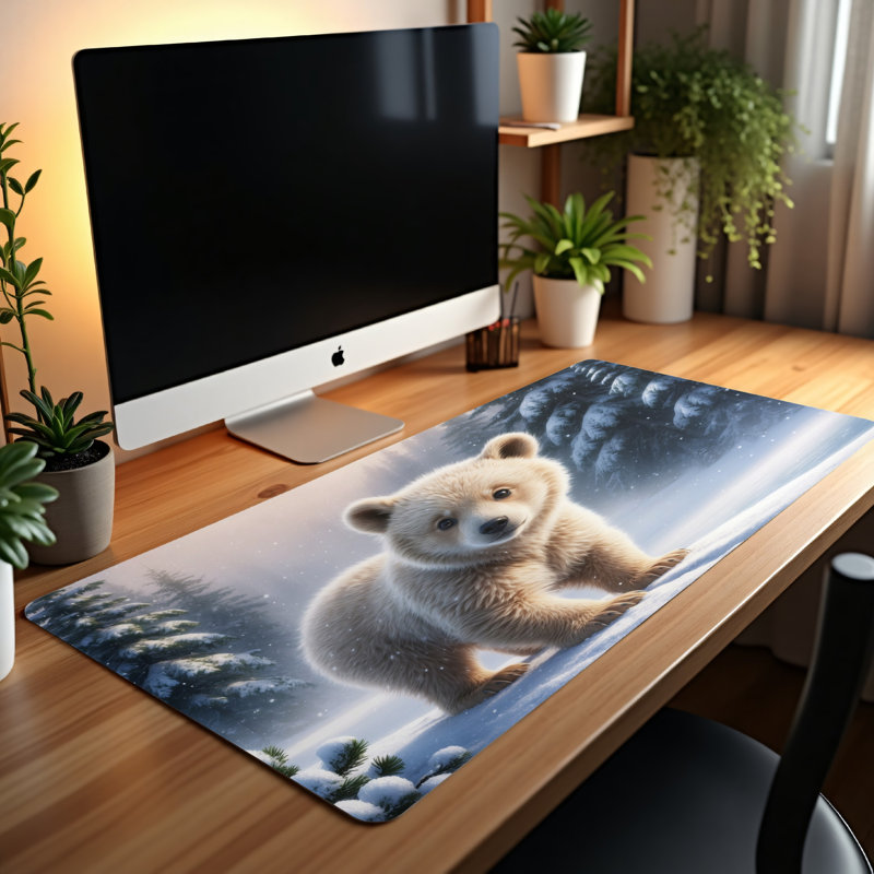 Polyester Desk Pad, 31.5x15.5