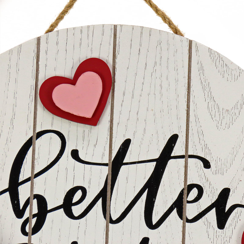 12" "Better Together" Wall Sign