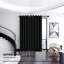 Luxury 230 GSM 100% Blackout Eyelet Room Darkening Curtain Pair-968236123-968236112