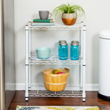 Wayfair Basics® Alexandrina 3-Tier Shelving Unit (30" H X 24" W X 14" D)