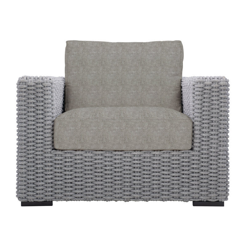 Capri Outdoor Lounge Chair, Grey Chenille 6028-021