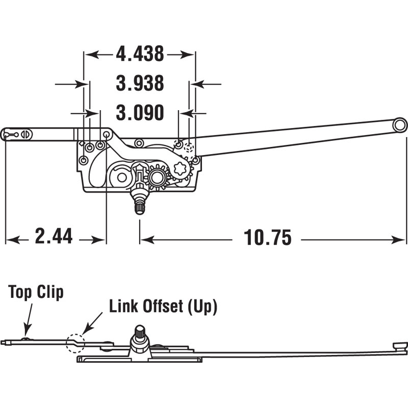Keyless Sliding Window Lock Hardware