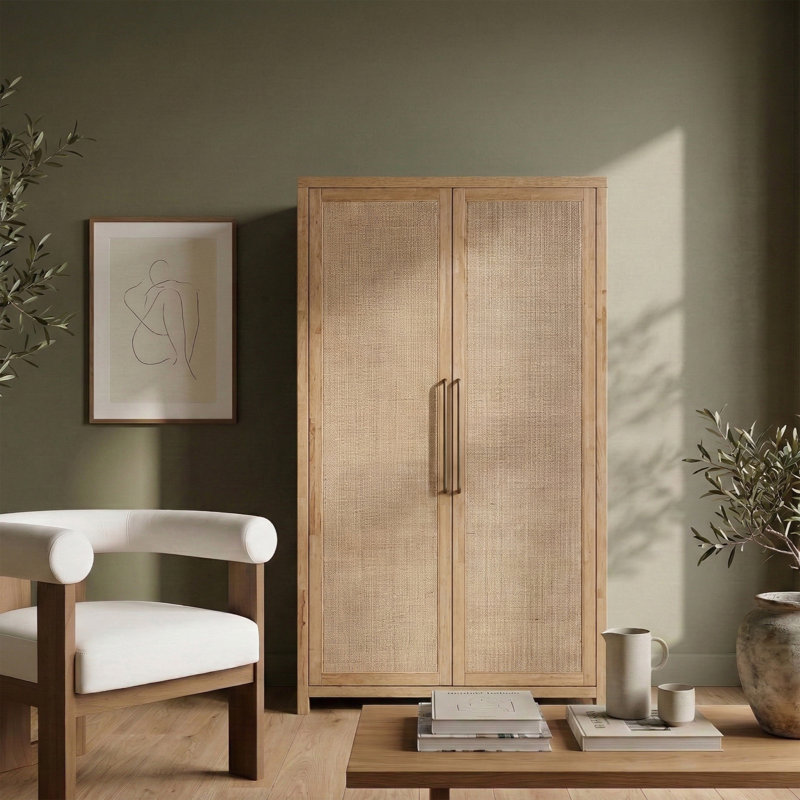 Armoire de rangement Vana, Naturel