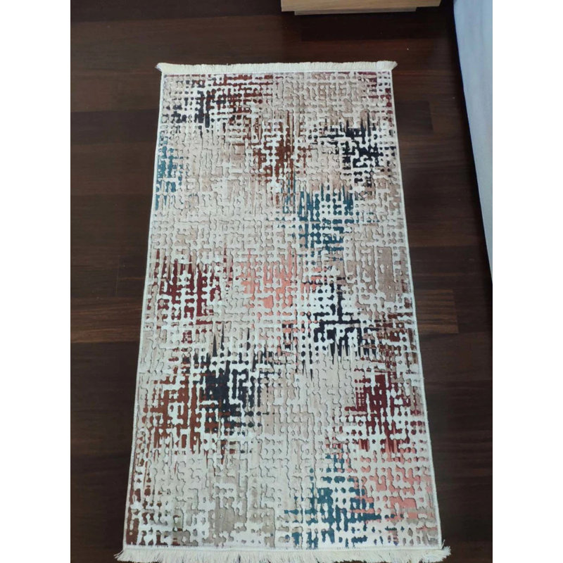 Tapis Matarranz avec envers antidérapant, Rectangle 3 pi 11 po x 6 pi 7 po